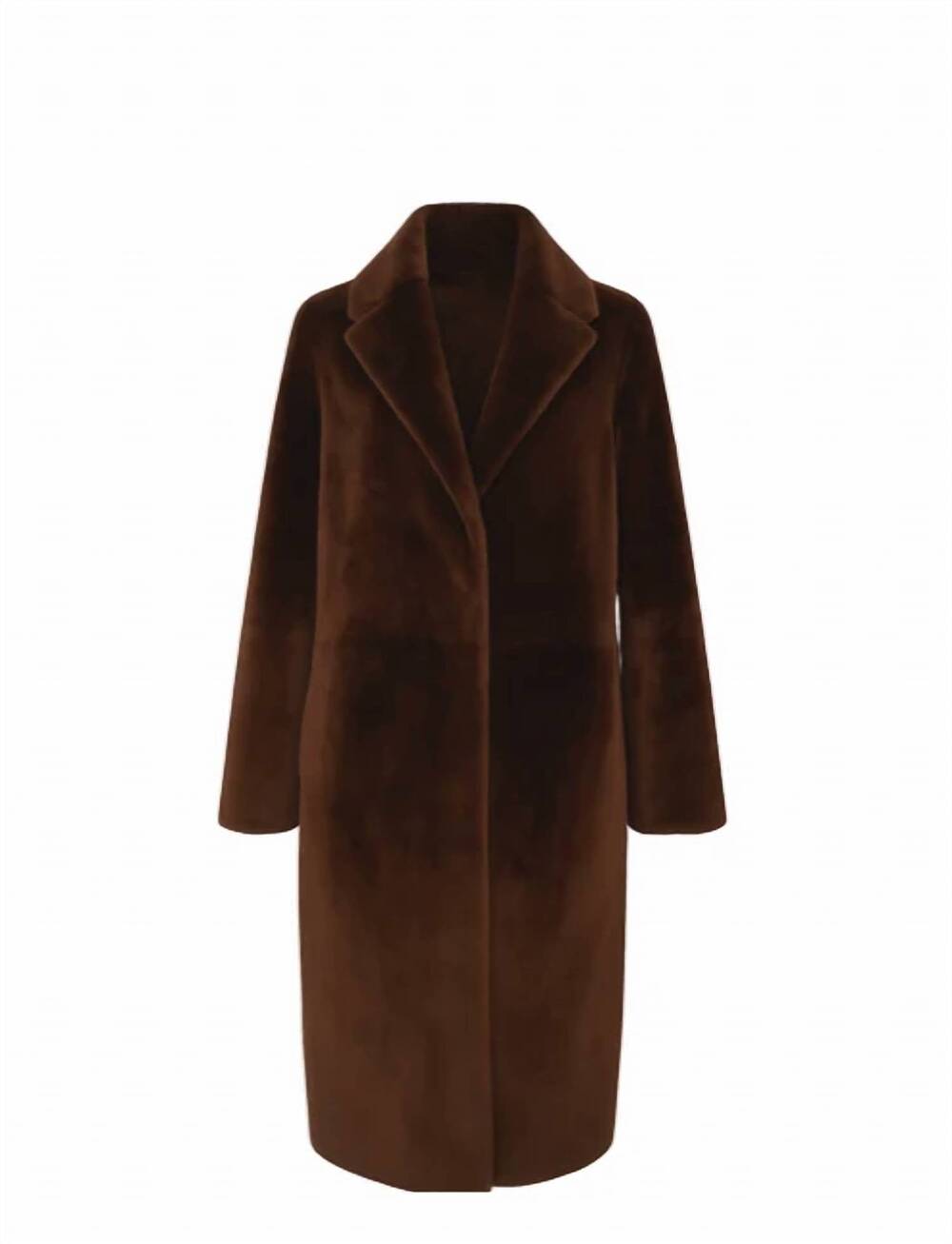 NEW GREEN PILOT women's amrit coat in brown